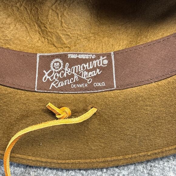 Rockmount Ranch Wear Denver Tru-West Wool Felt Wide Brim Western Hat Style 285 main image 5